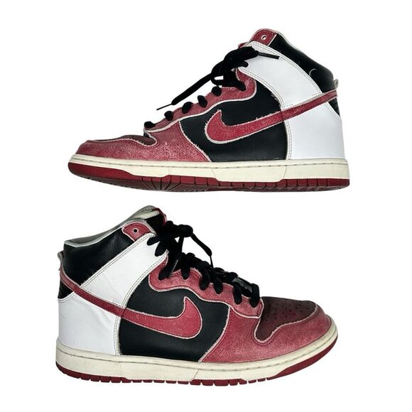 Nike SB Dunk High Pro Jason Voorhees Size 10 305050-062 Deep Red 2007 - Picture 2 of 10